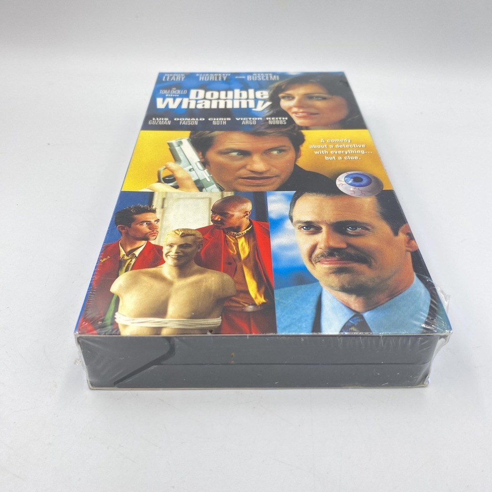 Vintage 2001 Double Whammy VHS Tom DiCillo Denis Leary Sealed Brand New Comedy - Picture 6 of 6